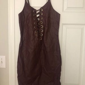 Wine/burgundy color dress